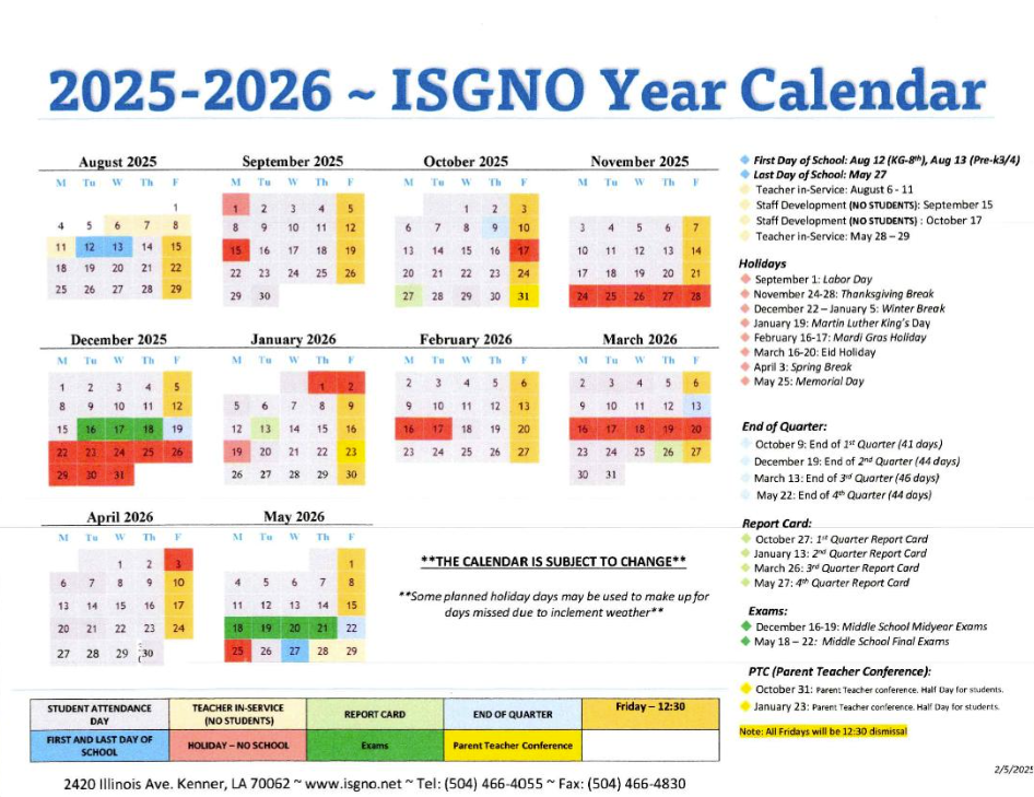 School Year 2025-2026